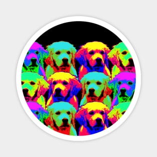 Neon Dogs Magnet